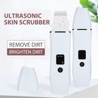 Ultrasonic Skin Scrubber Peeling Blackhead Remover Deep Face Cleaning Ultrasonic Ion Acne Pore Cleaner Facial Shovel Scrubber