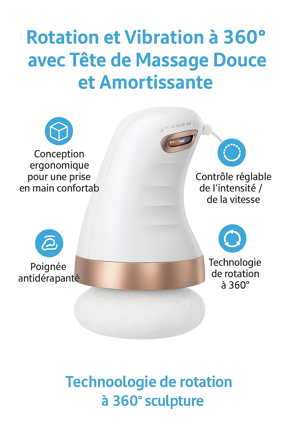 Masseur anti cellulite, bruleur de graisse